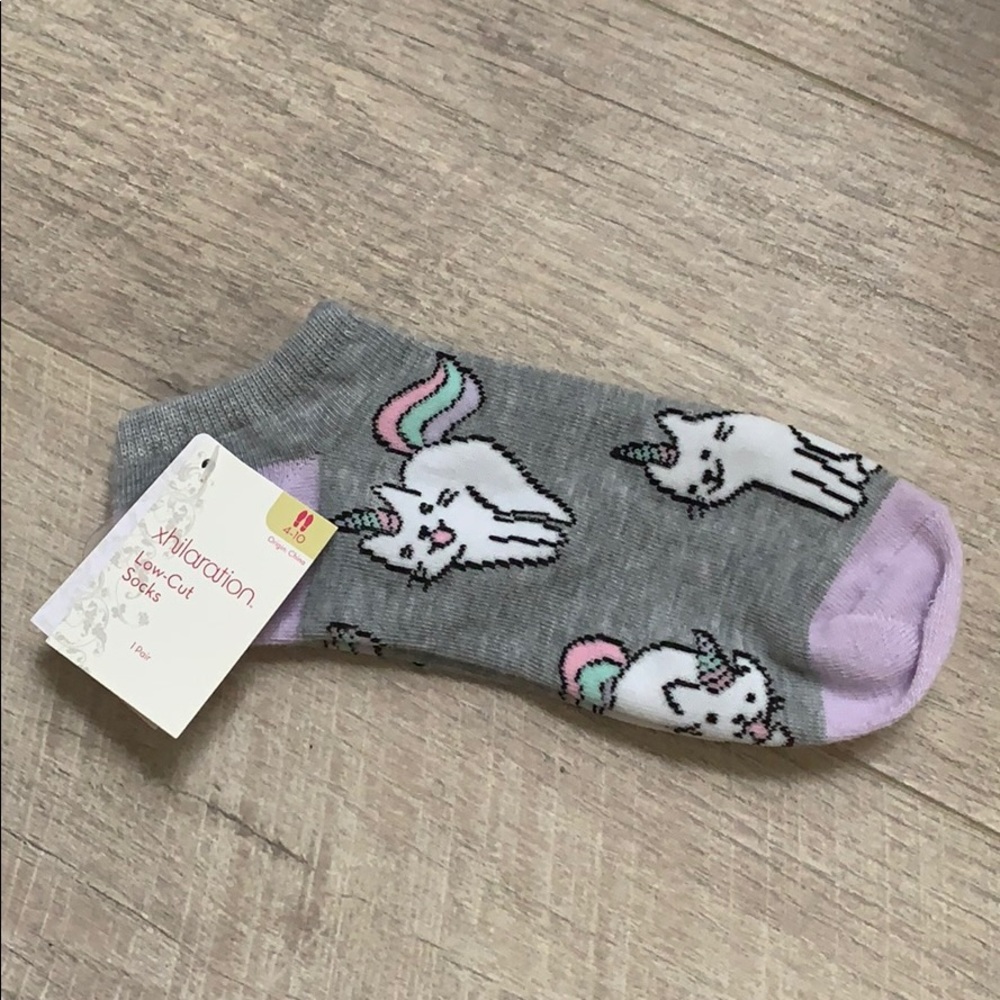 NWT Unicorn Cat Socks